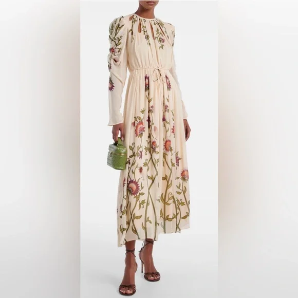 FARM Rio Romantic Nature Long Sleeve Maxi Dress - Picture 1 of 12